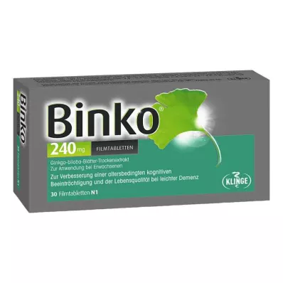 Binko 240 mg (30 pièces) Binko 240 mg (30 pièces)