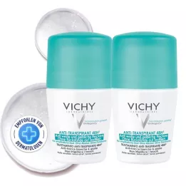 VICHY DEO Roll-on Anti-Taches 48h, 2X50 ml