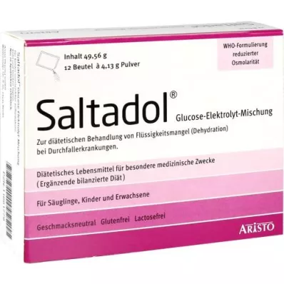 SALTADOL Electrolyte Plv.pour la fabrication dune solution buvable, 12 pces