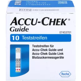 ACCU-CHEK Bandelettes de test Guide, 1X10 pc