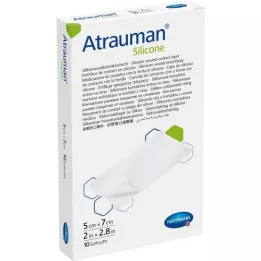 ATRAUMAN Compresses Silicone stériles 5x7 cm, 10 pces