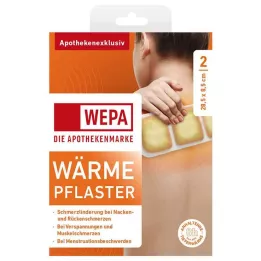 WÄRMEPFLASTER Caleçon nuque/dos 8,5x28,5 cm WEPA, 2 pces