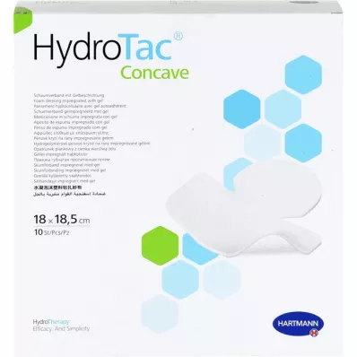 HYDROTAC Pansement mousse concave 18x18,5 cm, 10 pces