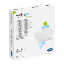 HYDROTAC Pansement mousse concave 18x18,5 cm, 10 pces