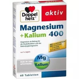 DOPPELHERZ Comprimés de magnésium et de potassium, 60 comprimés