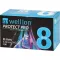 WELLION PROTECT PRO Aiguilles de stylo de sécurité 30 G 8 mm, 100 pièces