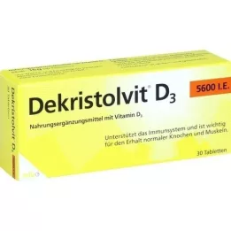 DEKRISTOLVIT Comprimés D3 5.600 U.I., 30 pièces