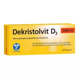 DEKRISTOLVIT Comprimés D3 5.600 U.I., 30 pièces
