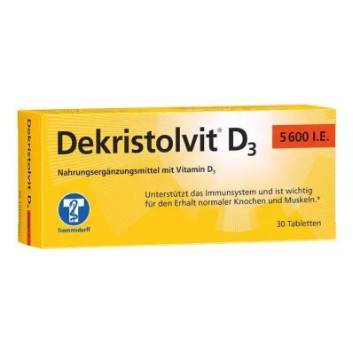 DEKRISTOLVIT Comprimés D3 5.600 U.I., 30 pièces