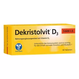 DEKRISTOLVIT Comprimés D3 5.600 U.I., 60 comprimés
