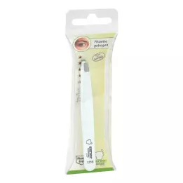 MÖRSER Pincette Topinox inoxydable courbée blanche 125E, 1 pc