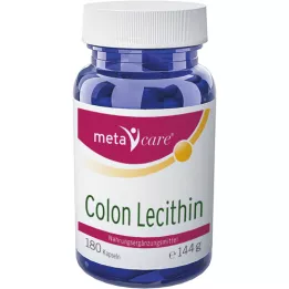 META-CARE Gélules de lécithine du côlon, 180 gélules