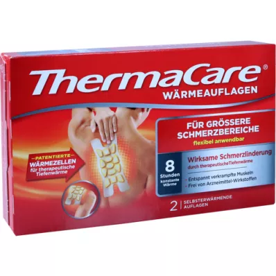 THERMACARE pour les zones de douleur plus importantes, 2 pièces