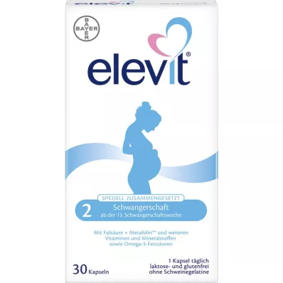 ELEVIT 2 capsules molles grossesse, 30 pcs