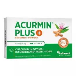 ACURMIN Plus Das Gélules molles de curcuma micellaire, 60 gélules