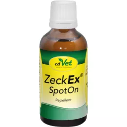 ZECKEX Répulsif SpotOn pour chiens/chats, 50 ml
