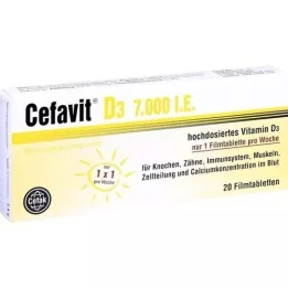 CEFAVIT D3 7.000 I.U. comprimés pelliculés, 20 pc