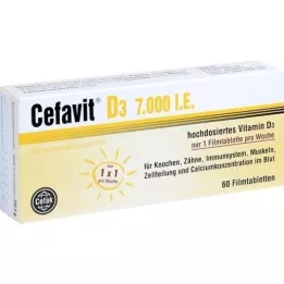 CEFAVIT D3 7.000 I.U. comprimés pelliculés, 60 pc