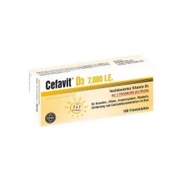 CEFAVIT D3 7.000 I.U. comprimés pelliculés, 100 pc