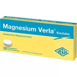 MAGNESIUM VERLA Pastilles à mâcher, 30 pcs