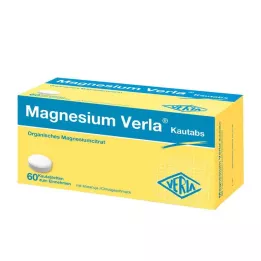 MAGNESIUM VERLA Pastilles à mâcher, 60 pcs