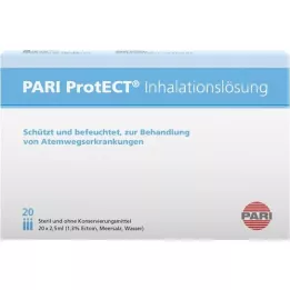 PARI Solution pour inhalation ProtECT avec ectoïne, ampoules de 20X2.5 ml