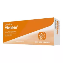 CETIRIZIN Vividrin 10 mg comprimés pelliculés, 7 pces