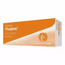 CETIRIZIN Vividrin 10 mg comprimés pelliculés, 20 comprimés
