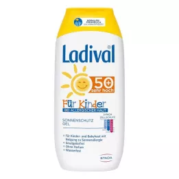 LADIVAL Gel solaire pour enfants peau allergique LSF 50+, 200 ml