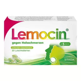 LEMOCIN pastilles à sucer contre le mal de gorge, 20 pces