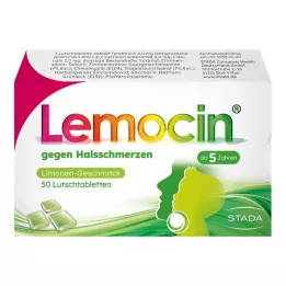 LEMOCIN pastilles à sucer contre le mal de gorge, 50 pces