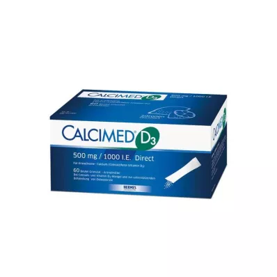 Calcimed D3 500 mg / 1000 UI de granulés directs, 60 pc