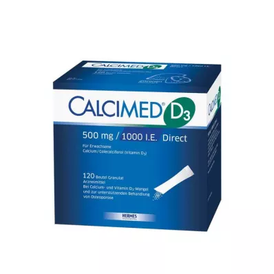 CALCIMED D3 500 mg/1000 U.I. Direct granulés, 120 pc