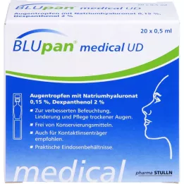 BLUPAN medical UD Gouttes pour les yeux, 20X0.5 ml