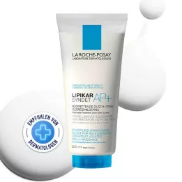 ROCHE-POSAY Lipikar Syndet AP+ gel-crème nettoyant, 200 ml