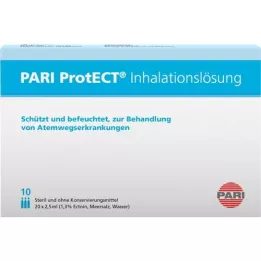 PARI Solution pour inhalation ProtECT avec ectoïne, ampoules de 10X2.5 ml