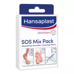 HANSAPLAST Pansement pour ampoules SOS Mix Pack, 6 pces