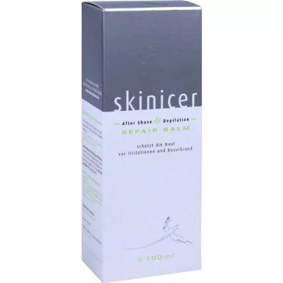 SKINICER Après-rasage &amp; Baume réparateur dépilation, 100 ml