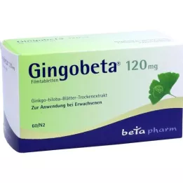 GINGOBETA 120 mg Comprimés pelliculés, 60 comprimés