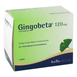 GINGOBETA 120 mg Comprimés pelliculés, 120 pc
