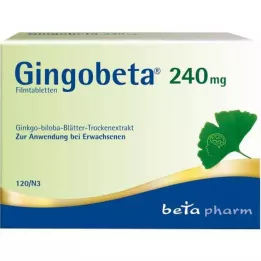 GINGOBETA 240 mg Comprimés pelliculés, 120 pc
