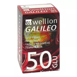WELLION GALILEO Bandelettes de test de la glycémie, 50 pièces