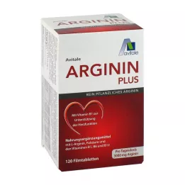 ARGININ PLUS Comprimés pelliculés de vitamines B1+B6+B12+acide folique, 120 comprimés