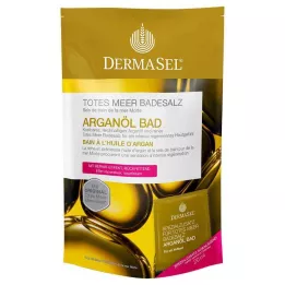 DERMASEL Sels de bain de la mer Morte+huile dargan, 1 P