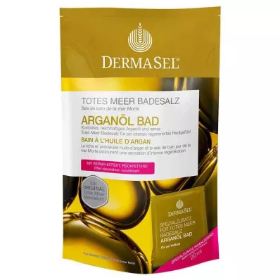 DERMASEL Sels de bain de la mer Morte+huile dargan, 1 P