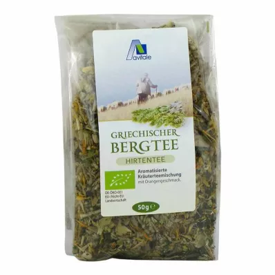 GRIECHISCHER Thé de montagne orange thé de berger bio, 50 g