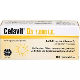 CEFAVIT D3 1.000 I.U. comprimés pelliculés, 100 pc