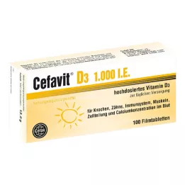 CEFAVIT D3 1.000 I.U. comprimés pelliculés, 100 pc