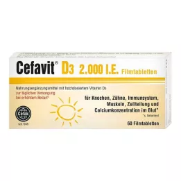 CEFAVIT D3 2.000 I.U. comprimés pelliculés, 60 pc