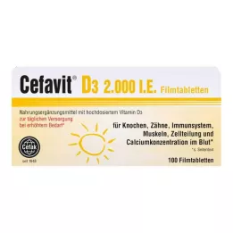 CEFAVIT D3 2.000 I.U. comprimés pelliculés, 100 pc